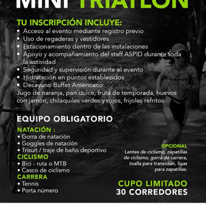Mini Triatlón Series Paraíso - 5 de Septiembre