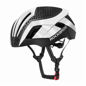 Casco de ruta Rockbros Blanco - Negro L