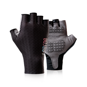 Guante de ciclismo Lameda dedo medio Negro Protección UV