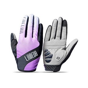Guante de ciclismo Lameda completo Morado/Rosa